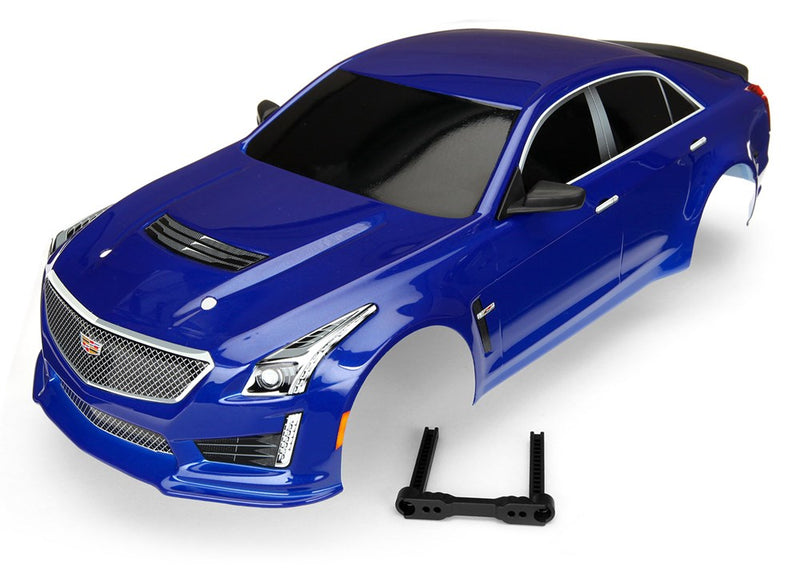 Traxxas 8391A Body Cadillac CTS-V blue (painted decals applied)