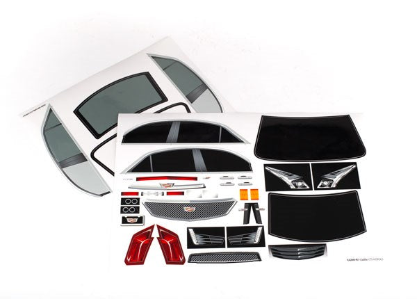 Traxxas 8393 Decal sheet Cadillac CTS-V