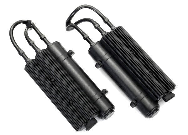 Traxxas 8423 - Shock Reservoirs Black (2) (8525535871213)