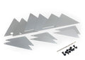 Traxxas 8434A - Tube Chassis Inner Panels (Silver Aluminum) (789141389361)