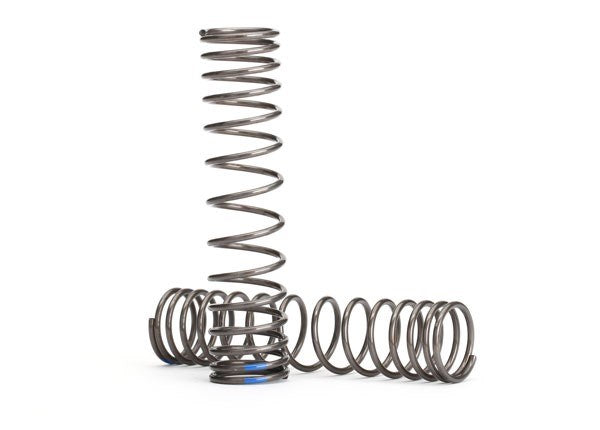Traxxas 8441 - Spring Shock 139Mm (Natural Finish) (Gtr) (Progressive 1.250 Rate Blue Stripe) (2) (7622656360685)