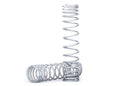 Traxxas 8444X Spring shock front (silver) (GTR) (progressive 0.833 rate white stripe) (2) (7650720547053)