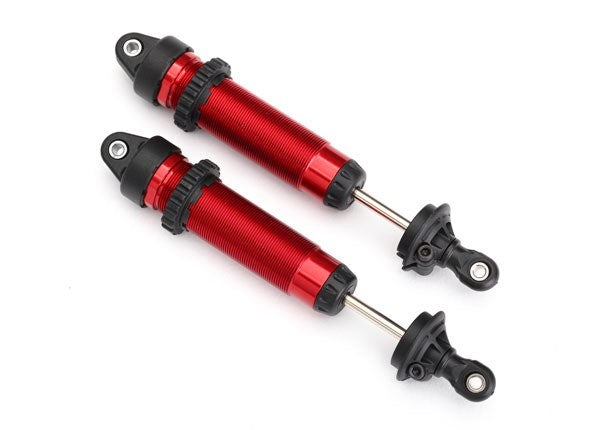 Traxxas 8450R - Shocks Gtr 134Mm Red-Anodized Aluminum (2) (7622656426221)