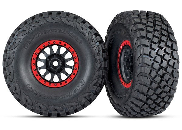 Traxxas 8474-ORNG Method Race Wheels w/ BFG Tires (2) - Hobby City NZ
