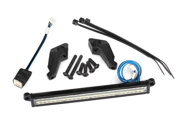 Traxxas 8486 LED light bar front (high-voltage) (52 white LEDs (double row) 100mm wide) - Hobby City NZ