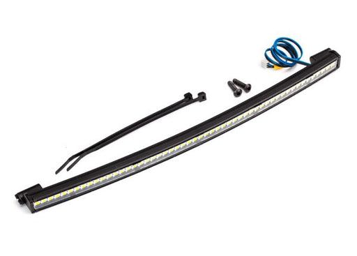 Traxxas 8488 LED light bar roof (curved high-voltage) (52 white LEDs (single row) 202mm wide) - Hobby City NZ