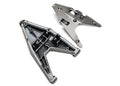 Traxxas 8533X Suspension arm lower left/ arm insert (satin black chrome-plated) (7650721825005)
