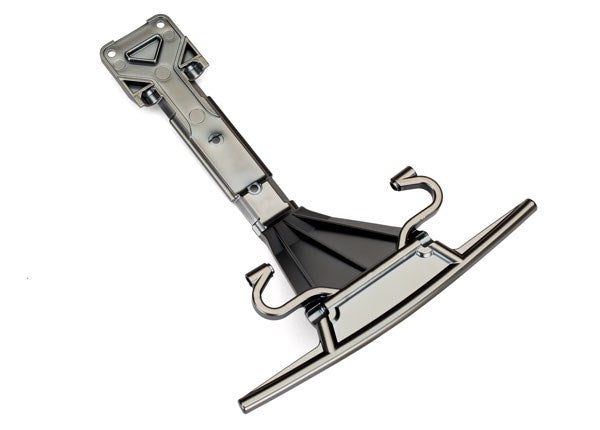 Traxxas 8537X Skidplate front (plastic) (satin black chrome-plated) (7650722152685)