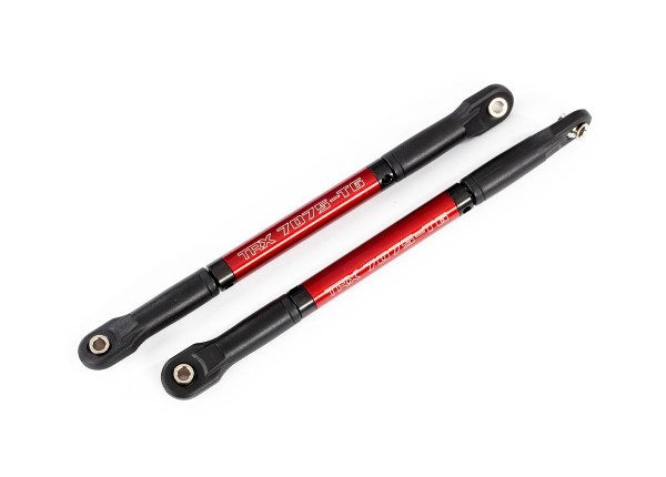 Traxxas 8619R - Push rods red-anodized aluminum (2) (8120376885485)