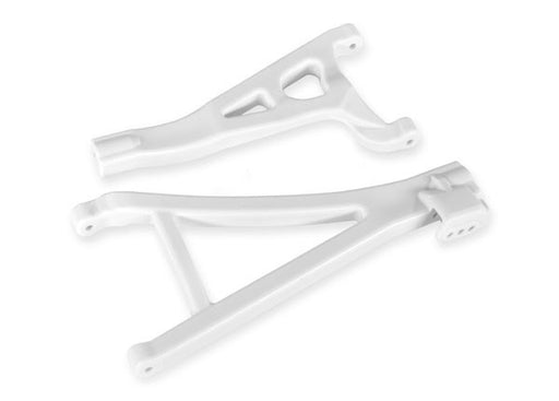 Traxxas 8631A - Suspension arms white front (right) heavy duty (upper (1)/ lower (1)) - Hobby City NZ