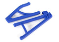 Traxxas 8633X Suspension arms blue rear (right) heavy duty adjustable wheelbase (upper (1)/ lower (1)) (8120443633901)