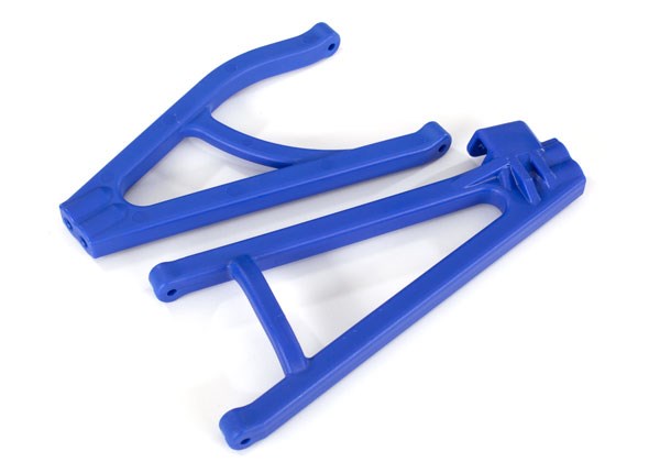Traxxas 8633X Suspension arms blue rear (right) heavy duty adjustable wheelbase (upper (1)/ lower (1)) (8120443633901)