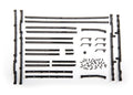 Traxxas 8815X Side trim left & right Black (7654622626029)