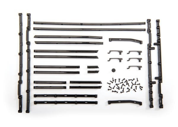 Traxxas 8815X Side trim left & right Black