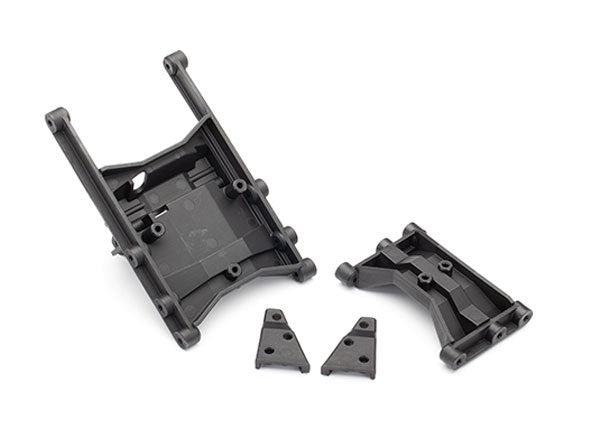 Traxxas 8830 - Chassis crossmember (intermediate (1) & rear (1))/ shock mounts (left & right) (7654623346925)