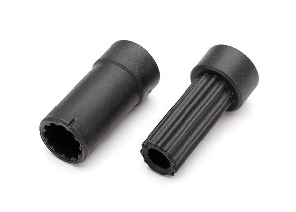 Traxxas 8850 - Half shafts center (internal splined extra short (1)/ external splined extra short (1)) (plastic parts only) (7654624231661)