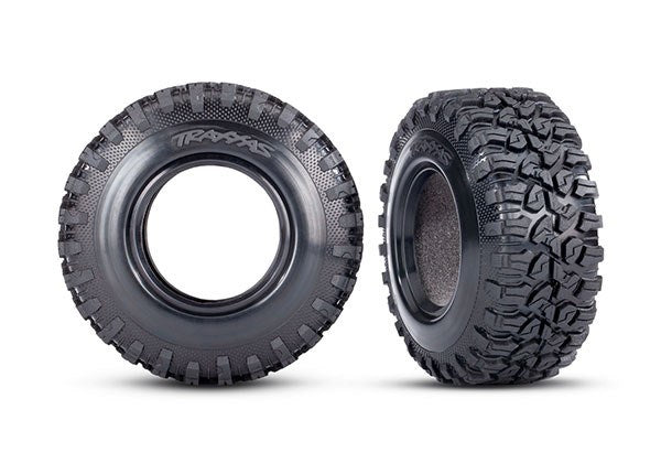 Traxxas 8871 - Tires Canyon RT 4.6x2.2"/ foam inserts (2) (wide) (requires 2.2" diameter wheel)