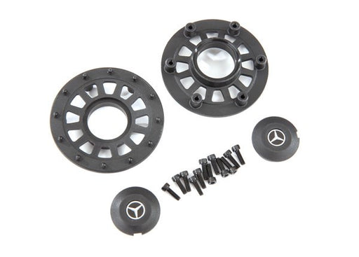 Traxxas 8875 - Center caps (2)/ beadlock rings (2) (requires #8255A extended stub axle) - Hobby City NZ