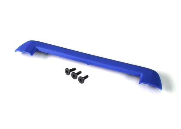 Traxxas 8912X Tailgate protector blue/ 3x15mm flat-head screw (4) (7654624854253)