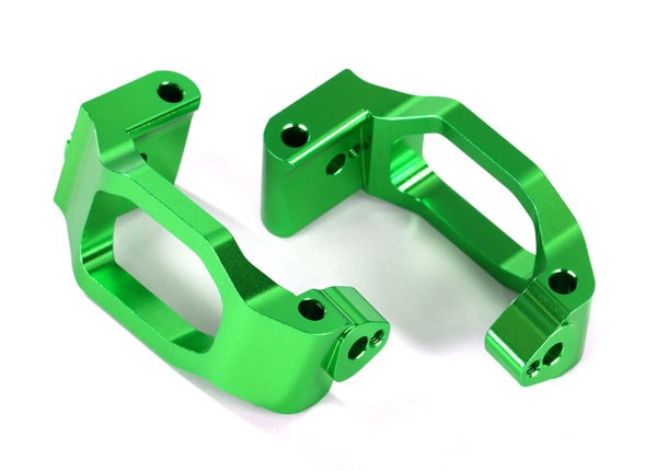Traxxas 8932G Caster blocks (c-hubs) green-anodized