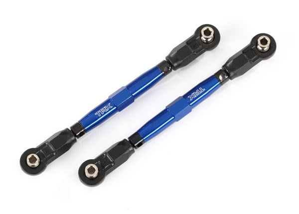 Traxxas 8948X Toe links front (TUBES blue-anodized 7075-T6 aluminum stronger than titanium) (7654627737837)