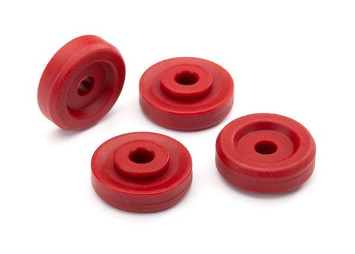 Traxxas 8957R - Wheel washers red (4) - Hobby City NZ