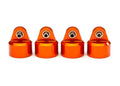 Traxxas 8964T Shock caps aluminum (orange-anodized) GT-Maxx shocks (4) (7637928771821)