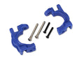 Traxxas 9032X Caster blocks (c-hubs) extreme heavy duty blue (8120425906413)