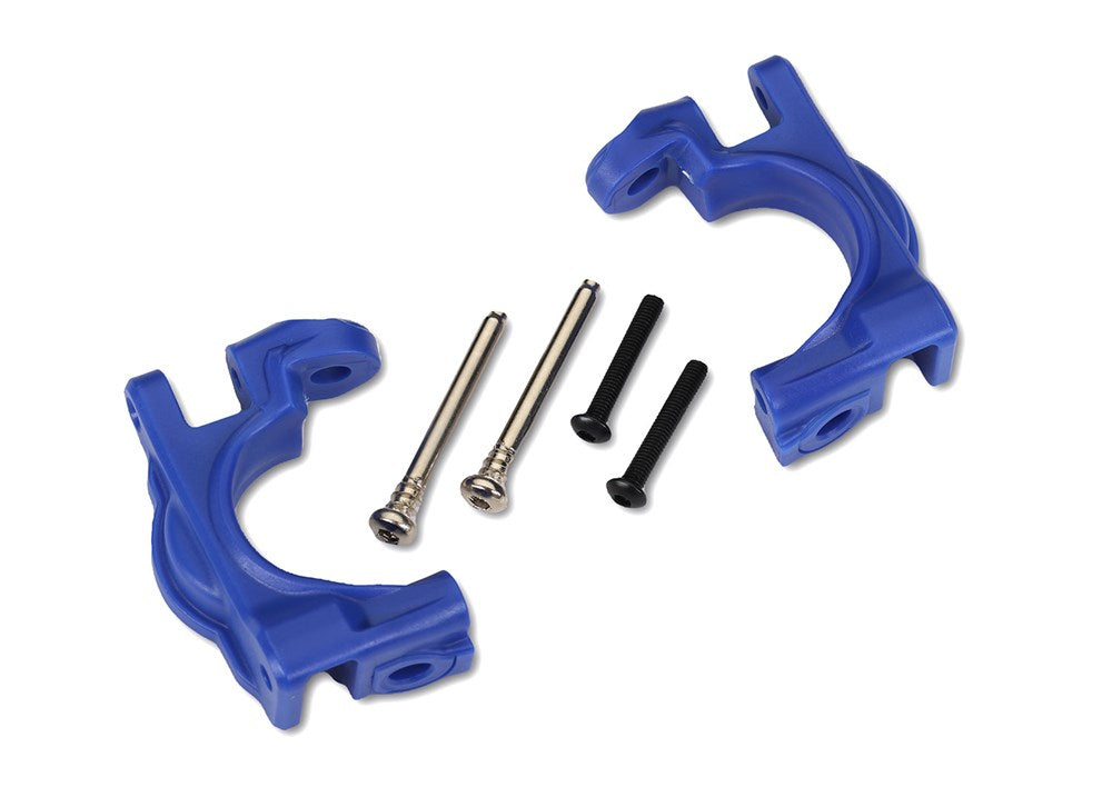 Traxxas 9032X Caster blocks (c-hubs) extreme heavy duty blue (8120425906413)