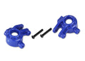 Traxxas 9037X Steering blocks extreme heavy duty blue (8120426135789)