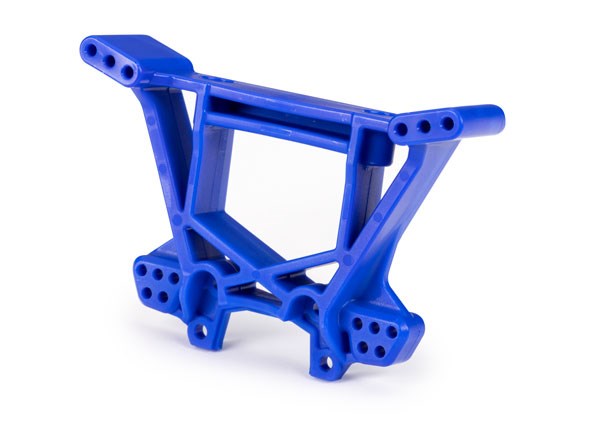 Traxxas 9039X Shock tower rear extreme heavy duty blue (for use with #9080 upgrade kit) (8120426529005)