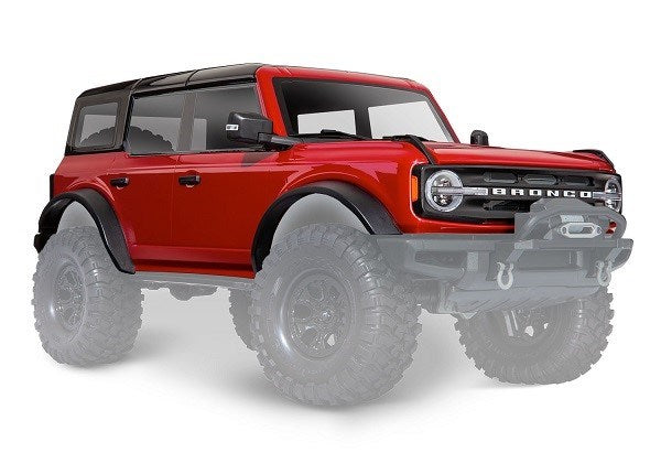 Traxxas 9211R Body Ford Bronco (2021) Complete Red (Painted)