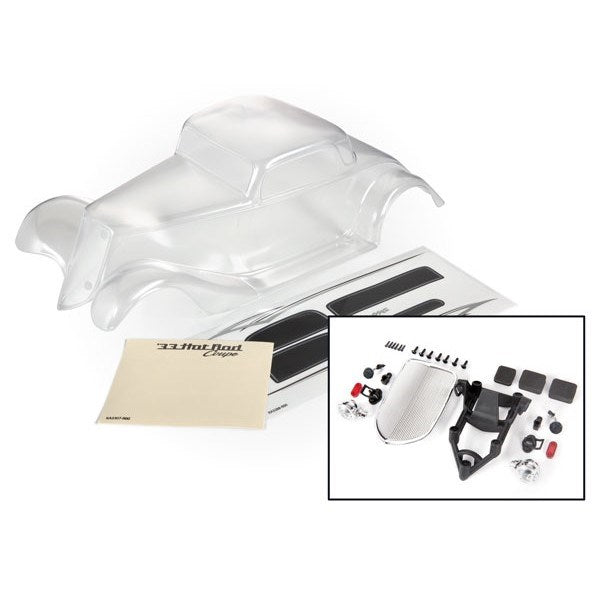 Traxxas 9333 - Body Factory Five '33 Hot Rod Coupe (clear requires painting) (8828006531309)