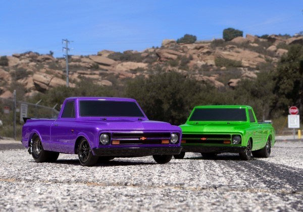 Traxxas 94076-4 - 1967 Chevrolet C10: 1/10 Drag Slash RTR With TSM (7546258292973)