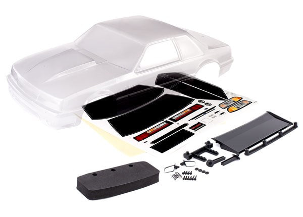 Traxxas 9421 Body Ford Mustang Fox Body (clear requires painting)