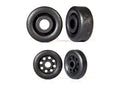 Traxxas 9461 - Wheels wheelie bar black (26mm (2) 18mm (2)) (7546262257901)
