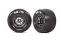 Traxxas 9475X Weld Black Chrome Wheels Tires (Rear) (2) (7546264617197)
