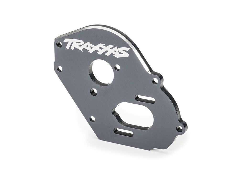 Traxxas 9490T Plate motor 6061-T6 aluminum (gray-anodized) (4mm thick) (8137536176365)