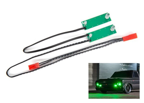 Traxxas 9496G Led Light Set Front Complete (Green)