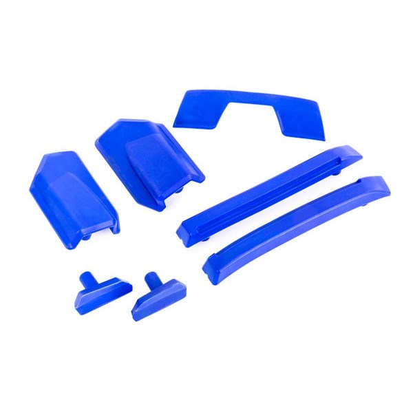 Traxxas 9510X Body reinforcement set blue/ skid pads (roof) (7953876517101)