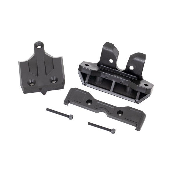 Traxxas 9536 Bumper rear/ skidplate rear/ tie bar mount rear/ 3x25 CS (2) - Hobby City NZ