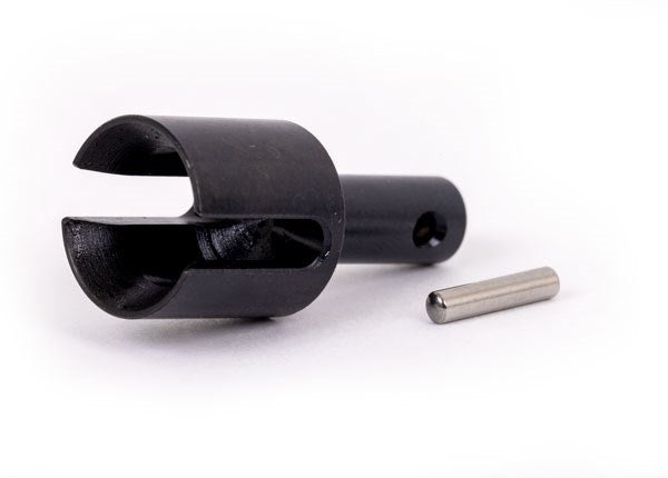 Traxxas 9586 Differential output cup center (hardened steel)/ 2.5x12mm pin (7953882415341)