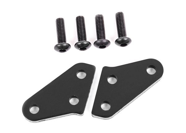Traxxas 9636A Steering block arms (aluminum dark titanium-anodized) (2) (8120465359085)