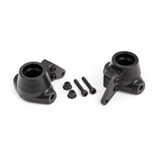Traxxas 9637G Steering block arms (aluminum dark titanium-anodized) (2)/ steering blocks left & right (7861669429485)