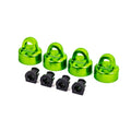 Traxxas 9664G Shock caps aluminum green-anodized GT-Maxx shocks (4) (7861669888237)