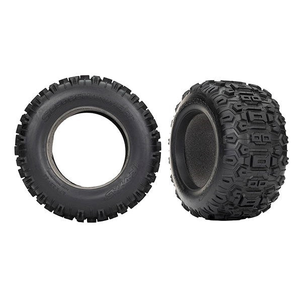 Traxxas 9670 Tires Sledgehammer (2)/ foam inserts (2) (7953884774637)