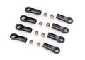 Traxxas 9859 ROD ENDS LONG/HOLLOW BALLS STEEL (8828422914285)