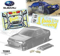 Team C TC091-5 Subaru Legacy Rally 190mm 555 Decal Sheet
