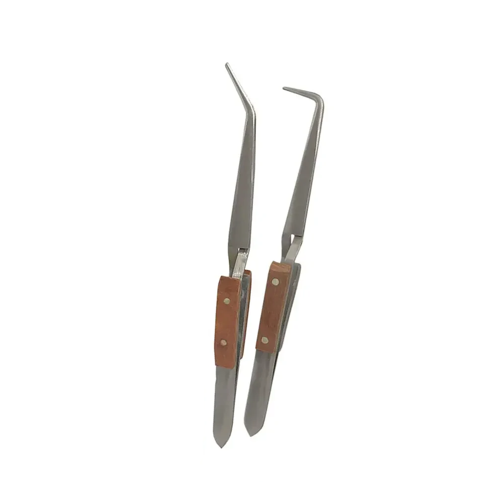 Helios -  Premium Secure Hold Stainless Steel Tweezers Set (8826603143405)