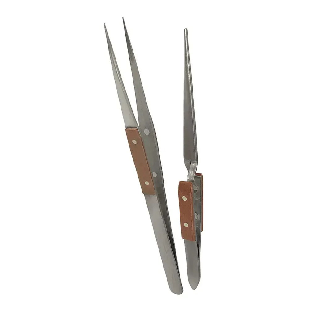 Helios -  Premium Secure Hold Stainless Steel Tweezers Set (8826603143405)